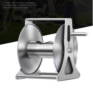 [G02 Tặng Bộ Khớp Nối] Khung Rulo inox cuộn dây mềm tưới cây, rửa xe...